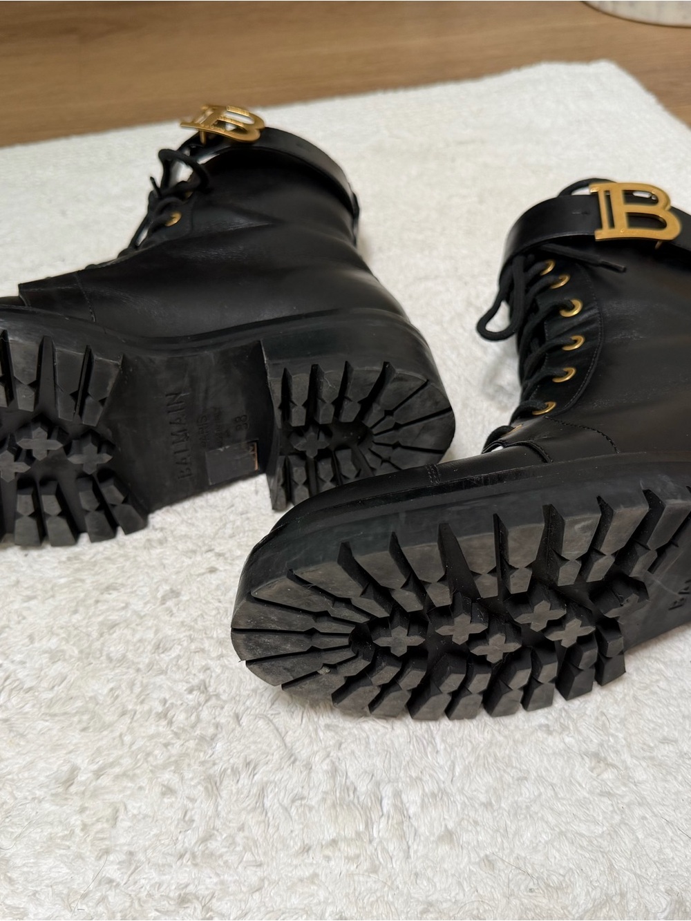 Balmain Ranger Combat Boots - Picture 13 of 15
